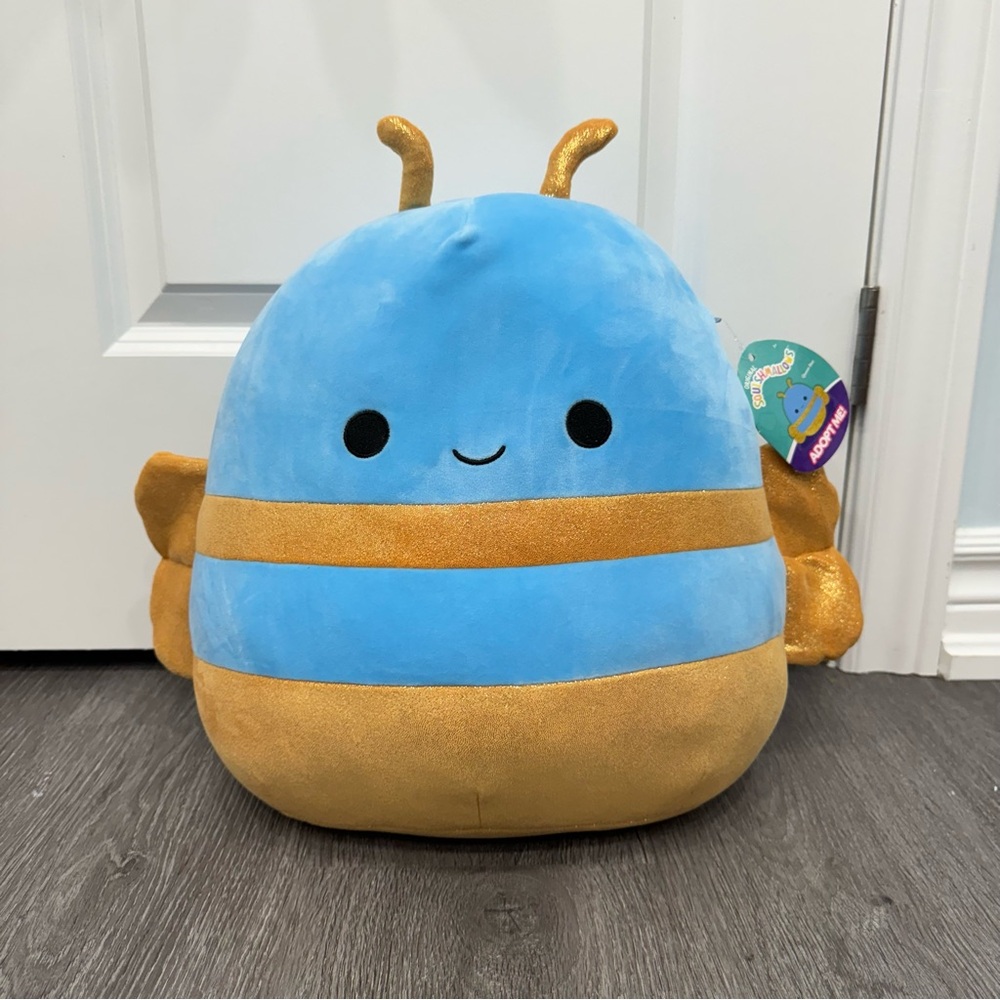 NWT Squishmallows Adopt Me! Queen Bee plush toy 17in